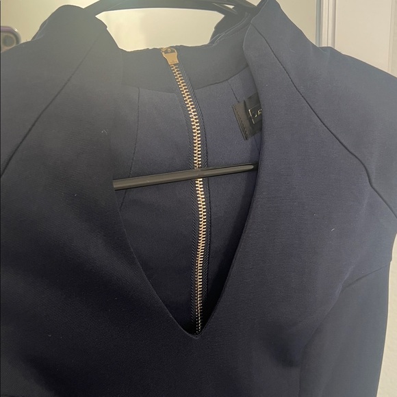 Alexia Admor Katrina Navy Blue midi Dress - Picture 7 of 9